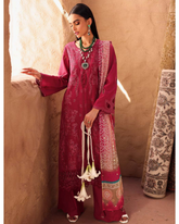 3-PC Unstitched Chikakari Doriya Lawn By Nureh | NE-158